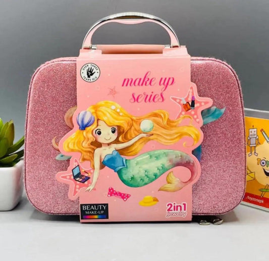 Make kit for kids Pretend Play Make up set safety Cosmetic kit Toy for Girls. Makeup kit toy for Girls.