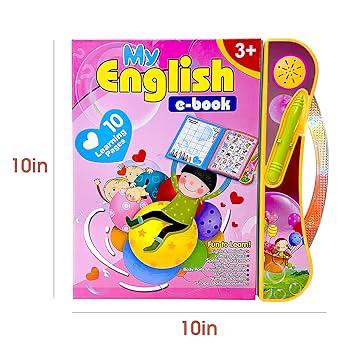 Intelligence Book | Intellectual Learning Study eBook for Kids with Pen Touch and simple and Electronic Sound Teaching Learning Toys E-Book for Kids English Study eBook for Kids.