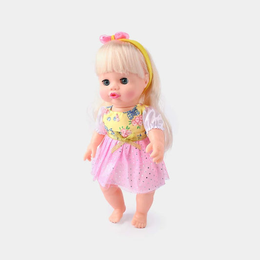 Musical Baby Doll Toy. With feeder and made of silicone. Best Musical Doll