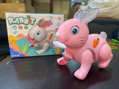 Electric Walking Rabbit Toy With Sound - 2 Different Colors - Baby & Toddler Toys - Music & ^ Sound - Best gift for kids.